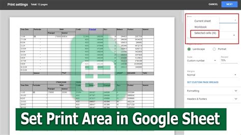 how to set print area in google sheets and explore some lesser-known features of Google Sheets